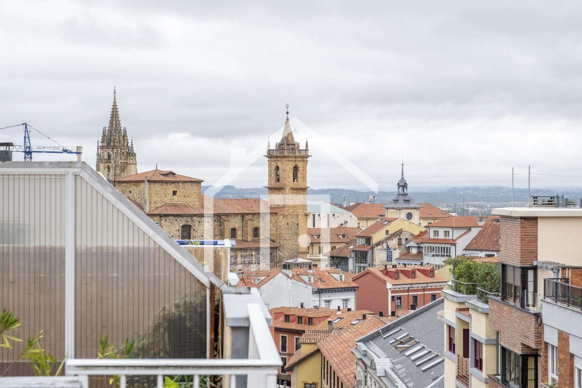 Atico Quintana II - Con Terraza, En El Centro Con Wifi Y Garaje Apartment Oviedo Exterior photo